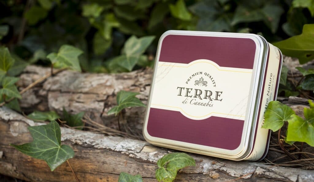 terre di cannabis packaging